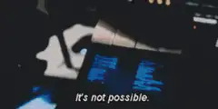 It's not possible. No. It's necessary.