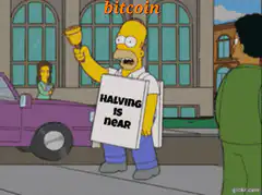 Homer Simpson Bitcoin Halving