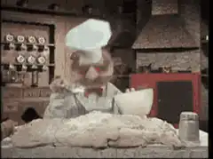 Chef Big Bird flour explosion