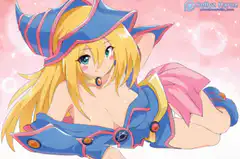 anime girl witch winking