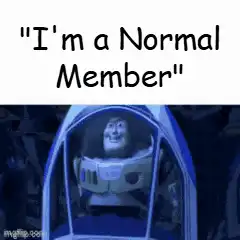 Buzz Lightyear I'm a Normal Member