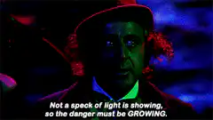 Willy Wonka Not a speck of light