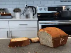 Slices of bread disappearing in kitchen