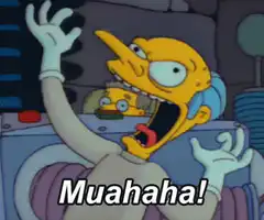 Professor Frink laughing maniacally