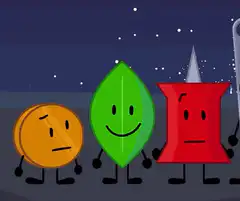 Leaf laughs at Coin and Pin