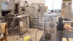 Computer case smoking in workshop