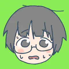 Anime character overwhelmed by red scribbles