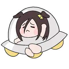 chibi girl in helmet