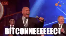 Man singing BITCONNEEEECT