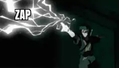 Zuko zaps with lightning