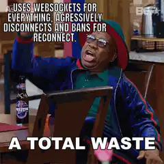 Uncle Ruckus Websockets Waste