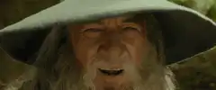 Gandalf laughing
