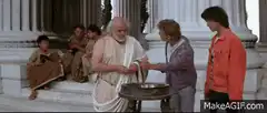 Doc Brown and Marty McFly meet Socrates