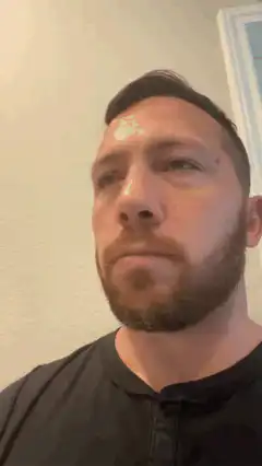 man with cream on forehead