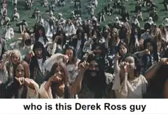 crowd pointing who is this derek ross guy