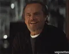 Jack Nicholson creepy smile