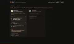 Nontact address book interface