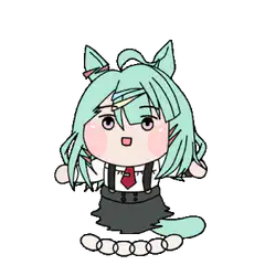 Chibi Hatsune Miku with cat ears