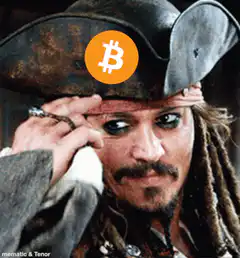 Jack Sparrow Bitcoin Confused