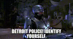 RoboCop Detroit Police Identify Yourself