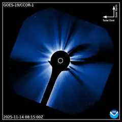 GOES-19 coronal mass ejection