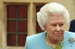 Queen Elizabeth II side-eye