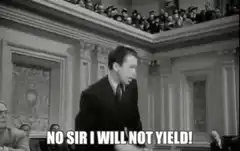 No Sir I Will Not Yield