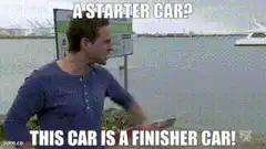 This Car Is A Finisher Car