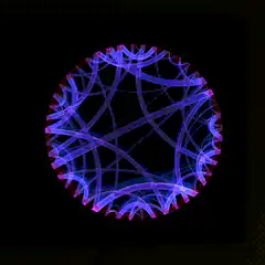 Abstract fractal sphere animation
