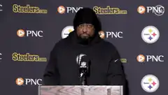 Kanye West leaves press conference