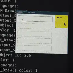 ISOBUS VT Simulator UI Glitch