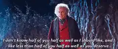 Scrooge pointing finger quote
