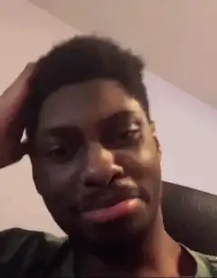 Man makes disgusted face