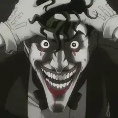Joker laughing maniacally