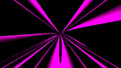 Colorful light beams tunnel animation