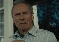 Clint Eastwood confused face