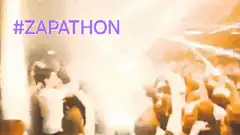 crowd dancing at zapathon concert