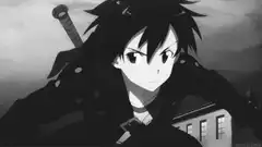 anime boy angry face close up