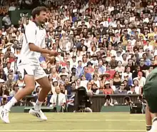 Andre Agassi tennis backhand