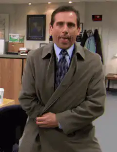 Michael Scott's crotch shot