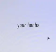 your boobs cursor