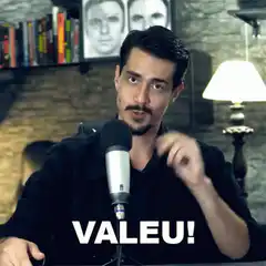 Man says valeu into microphone