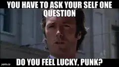 Do You Feel Lucky, Punk?