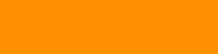 Pixel text scrolling on orange background