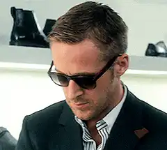 Ryan Gosling sunglasses nod