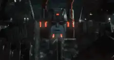 Megatron glowing red eyes