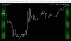 Bitcoin price chart on crypto-watchdog
