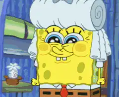 SpongeBob with chef hat
