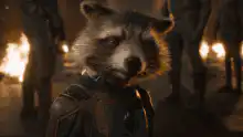 Rocket Raccoon I'm done running