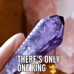 Amethyst Crystal There's Only One King